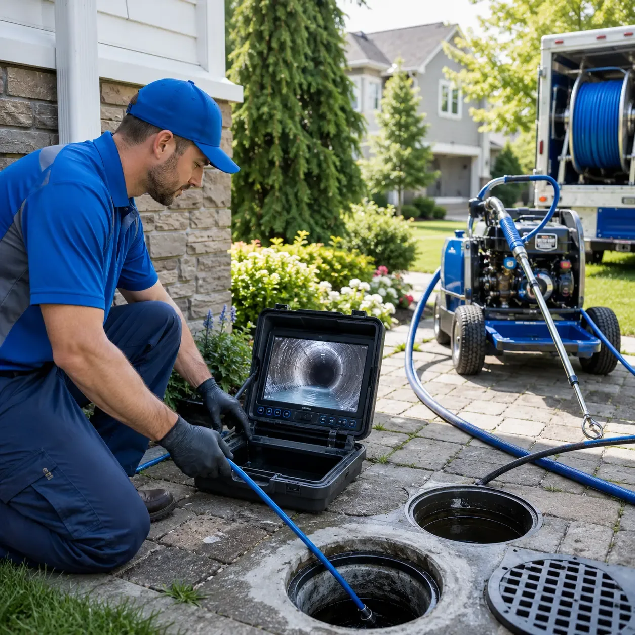 Outdoor drain cleaning professionals serving Riparius, NY